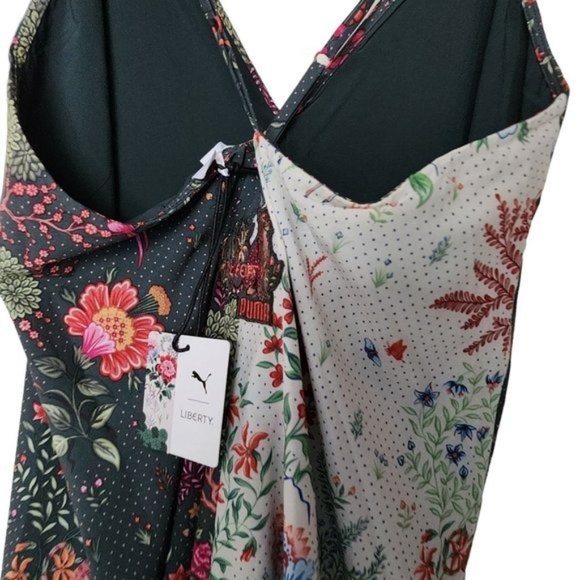 Puma X Liberty Green Gables Pattern‎ Block Midi Dress Size M NWT - Picture 10 of 11